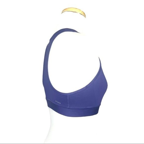 Adidas Sports Bra NWT Women’s Performance Tec- Fit Sports Bra Purple Size Small - Picture 9 of 14